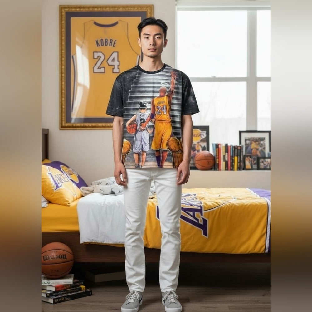 Kobe & Gianna Goes To Heaven Tee Shirt